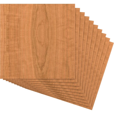 Ekena Millwork 11 3/4W x 11 3/4H x 1/4T Wood Hobby Boards, Cherry, 10PK HBW12X12X250CCH